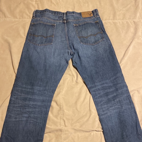 American Eagle Relaxed Straight Jeans- Mens - Picture 4 of 5